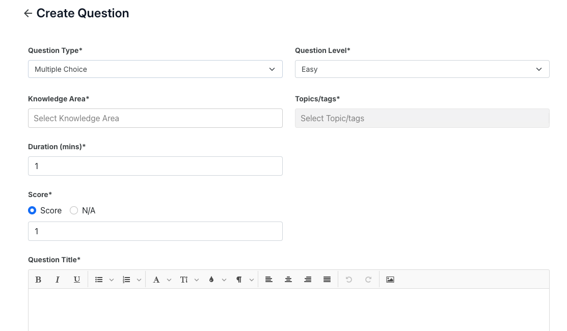 Multiformat Tests — Gappeo AI hiring platform screenshot